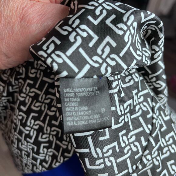 Tahari Cobalt Blue Blazer 4 Stitched Shawl Collar Career Party Preppy Old Money - Picture 4 of 5